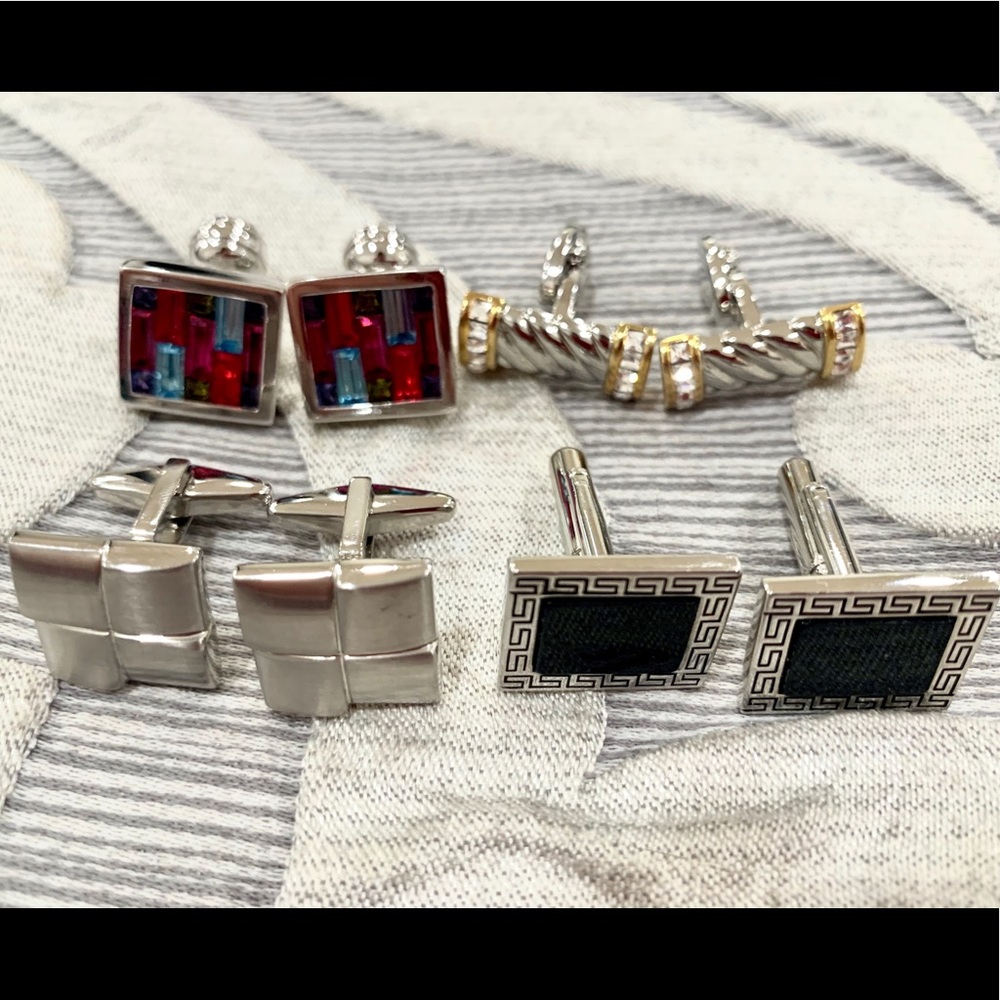 4 beautiful cufflinks All New